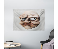 Grumpy Internet Troll Wide Tapestry