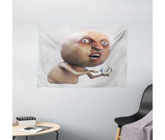 Why You No Sleepy Meme Wide Tapestry