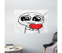 Lover Romance Meme Wide Tapestry