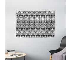 Modern Line Zig Zag Wide Tapestry