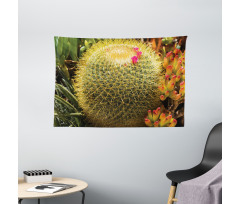 Cactus Plant with Spikes Wide Tapestry