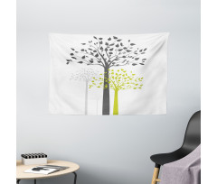 Mother Nature Trees Wide Tapestry
