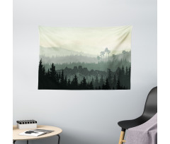 Valley Mystic Forest Wide Tapestry