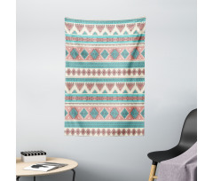 Aztec Art Style Tapestry