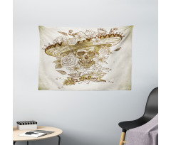 Spanish Dead Hat Wide Tapestry