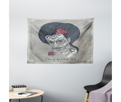 Festival Girl Wide Tapestry