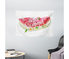 Summer Welcome Words Wide Tapestry