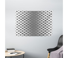 Square Shape Geometric Wide Tapestry