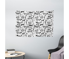 Pattern Animal Wide Tapestry