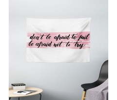Try Motivation Words Wide Tapestry