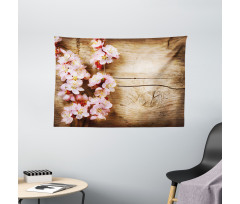 Spring Blossom Orchard Wide Tapestry