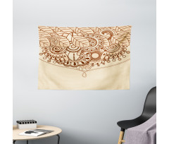 Eastern Design Wide Tapestry