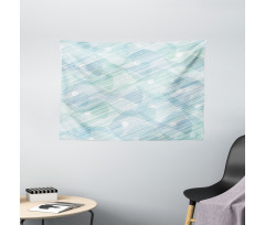 Modern Image Stripes Wide Tapestry