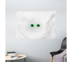 Eye Form Digital Picture Wide Tapestry