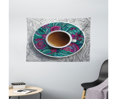 Coffee and Herbal Tea Wide Tapestry