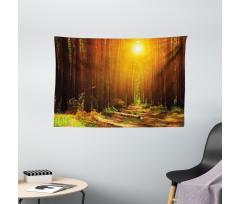 Sunset Dawn Sun Rise Wide Tapestry