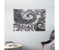 Mountain Volcanic Stones Wide Tapestry