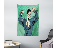 Pop Art Retro Man Tapestry