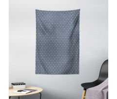 Floral Checked Tile Tapestry