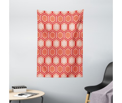 Hexagonal Comb Tile Tapestry