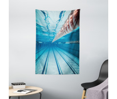 Swimming Pool Sports View Tapestry