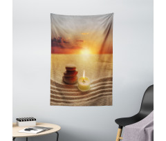 Meditation Yoga Candle Tapestry