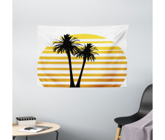 Summer Holiday Graphic Wide Tapestry