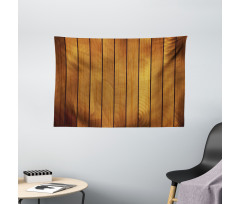 Wooden Plank Aged Timber Wide Tapestry