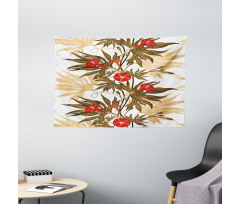 Exotic Climbing Ivy Wide Tapestry