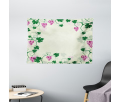 Grape Vines Fruit Garden Wide Tapestry