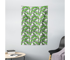 Banana Leaves Design Tapestry