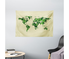Saint Patrick Day Wide Tapestry