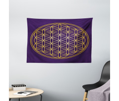 Circle Overlap Wide Tapestry