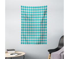 Retro Classical Tile Tapestry