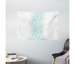 Circle Bubbles Wide Tapestry