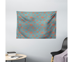 Vintage 50s Inspired Wide Tapestry