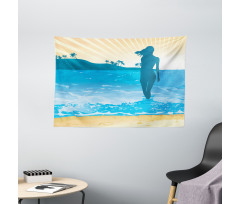 Sea Shore Ocean Summer Wide Tapestry