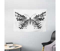 Wings Animal Design Wide Tapestry