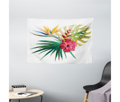 Wild Tropical Orchid Wide Tapestry