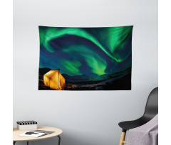 Sky Nordic Camping Wide Tapestry