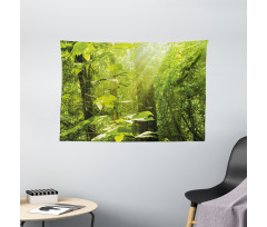 Leaf Branches Woodland Wide Tapestry