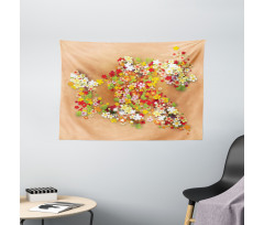 Summer Sale Banner Art Wide Tapestry