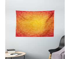 Ombre Floral Wide Tapestry