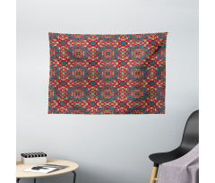 Colorful Inspired Wide Tapestry