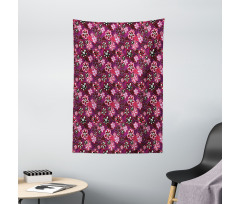 Modern Floral Leaf Nature Tapestry