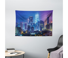 Cityscape Kuala Wide Tapestry