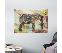 Mosaic Animal Wide Tapestry