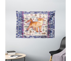 Cats Composition Wide Tapestry