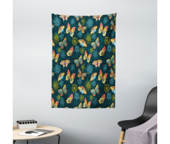 Butterflies and Flowers Tapestry