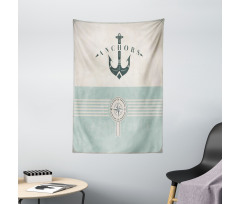 Vintage Marine Anchor Tapestry